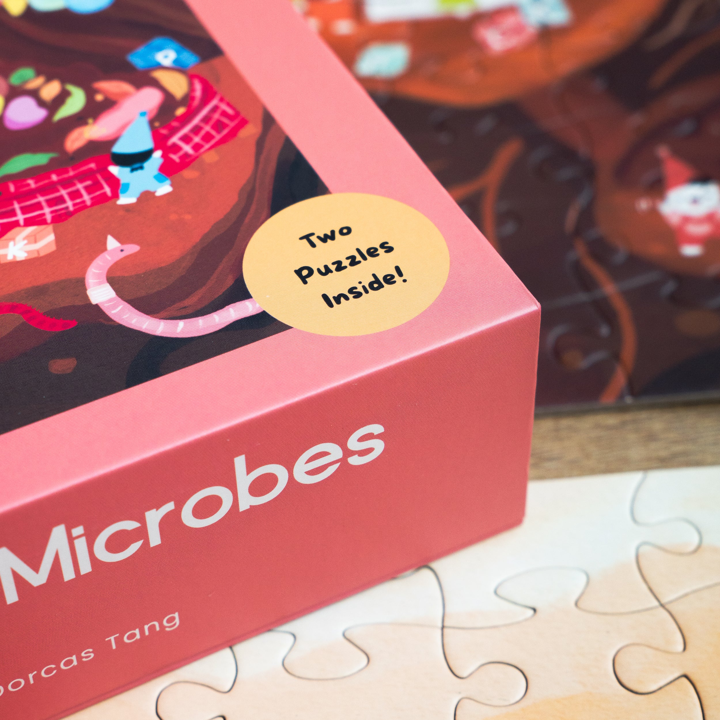 The Three Hungry Microbes | 2 x 100-Piece Puzzles