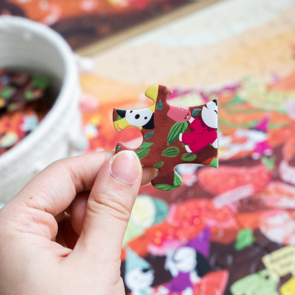 The Three Hungry Microbes | 2 x 100-Piece Puzzles